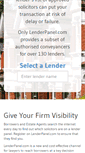 Mobile Screenshot of lenderpanel.com